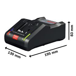 Carregador de bateria 18V Bosch GAL 18V-160 C 220V