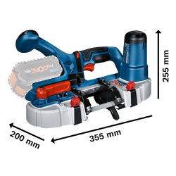 Serra de Fita a Bateria Bosch GCB 18V-63, 18V SB