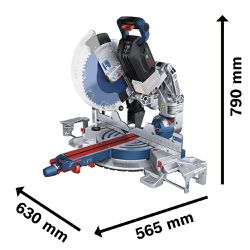 Serra Esquadria Bosch GCM18V-305GDC Brushless 2000W 18V SB, com disco