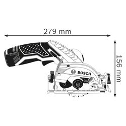 Serra Circular a Bateria Bosch GKS 12V-26, 12V, sem Bateria e sem Carregador