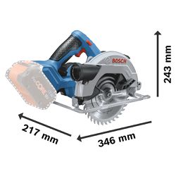 Serra Circular 3400RPM a Bateria 18V GKS 18V-57 - Bosch