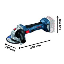 Esmerilhadeira a bateria Bosch GWS 180-LI Brushless 18V SB