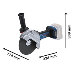 Esmerilhadeira a Bateria Brushless GWS 18V-180 PC 1500W - Bosch