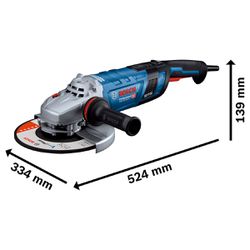 Esmerilhadeira Angular 9'' - 220V / 2800W (GWS 30-230 B) - Bosch