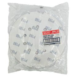 Kit Disco de Lixa Com Velcro 225mm - Gr.180 Com 10 Unidades (243,0048) - Rocast