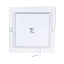 Kit Plafon LED Quadrado de Embutir 18W - 4000K Com 5 Unidades (520,0046) - Noll LED