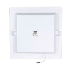 Kit Plafon LED Quadrado de Embutir 24W - 4000K Com 2 Unidades (520,0048) - Noll LED