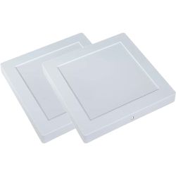 Kit Plafon LED Quadrado de Sobrepor 18W - 4000K Com 2 Unidades (520,0054) - Noll LED
