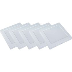 Kit Plafon LED Quadrado de Sobrepor 18W - 4000K Com 5 Unidades (520,0054) - Noll LED