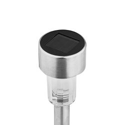 Kit 10 Luminárias LED Solar em Inox Para Jardim 6000K (518,0008) - Noll LED