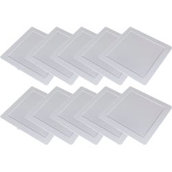 Kit Plafon LED Quadrado de Embutir 18W - 3000K Com 10 Unidades (520,0045) - Noll LED