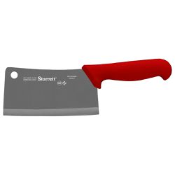 Kit de Facas Chef Com Cutelo Vermelho 6 Peças (BKK-6R1) - Starrett 