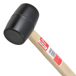 Martelo de Borracha Com Cabo de Madeira 225g (706811) - Onsite