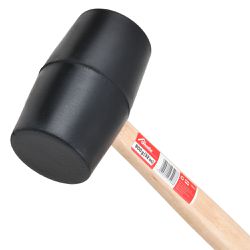 Martelo de Borracha Com Cabo de Madeira 900g (706815) - Onsite