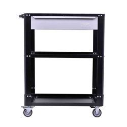 Carrinho Para Ferramentas Desmontável Com 1 Gaveta Preto (CD02) - Fercar