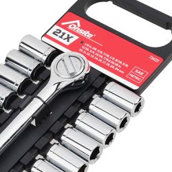 Jogo de Soquetes Sextavado 1/2'' - 21 Peças (734221) - Onsite