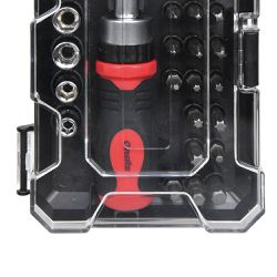 Jogo de Bits e Soquetes Com Catraca 1/4'' Com 27 Peças (790138) - Onsite