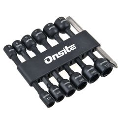 Jogo de Bits Canhão Impacto Magnético 1/4 á 1/2'' - 6 á 13mm - 14 Peças (702774) - Onsite
