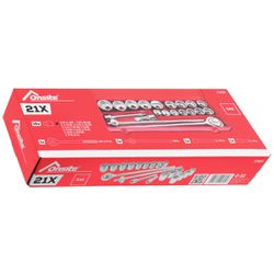 Jogo De Soquete Sextavado 3/4'' - 7/8'' á 2'' - 21 Peças (734521) - Onsite