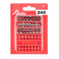 Jogo de Bits 1/4'' Com 34 Peças (702711) - Onsite