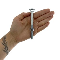 Kit Parafuso Francês Com Porca 3/8'' x 4'' - 53,0024 (Com 10 Unidades) - Nord