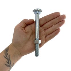 Kit Parafuso Francês Com Porca 1/2'' x 5'' - 53,0034 (Com 5 Unidades) - Nord