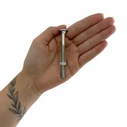 Kit Parafuso Francês Com Porca 1/4'' x 3'' - 53,0007 (Com 50 Unidades) - Nord