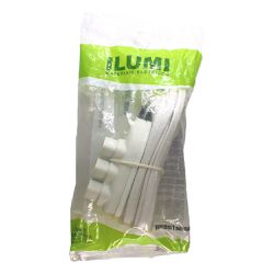 Extensão Compacta 2P+T Branca 10A - 250V Com 5 Metros (171001) - Ilumi