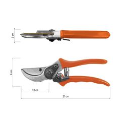 Tesoura de Poda Profissional Com Cabo Revestido em Plástico (78304/511) - Tramontina