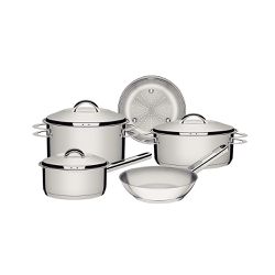 Jogo de Panelas Solar em Inox Com Fundo Triplo 5 Peças (65510/780) - Tramontina