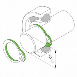 Alicate Para Anéis Externo Curvo 9'' (44011/109) - Tramontina Pro