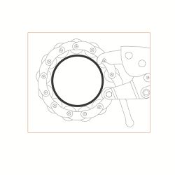 Alicate de Pressão Corta Tubos 10'' (44042/110) - Tramontina Pro