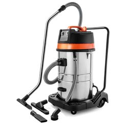 Aspirador de Pó Para Sólidos e Liquidos 127V - 2400W - 80L (44983/010) - Tramontina Pro
