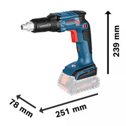 Parafusadeira Para Drywall GSR 18 V-EC TE Com 2 Baterias 18V e Carregador - Bosch