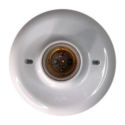 Kit Plafon de Porcelana Branco 100W - 250V Com 10 Unidades (180931) - Ilumi