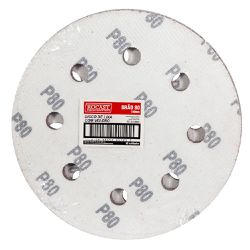 Kit Disco de Lixa Com Velcro 7'' GR. 80 Com 10 Unidades (243,0029) - Rocast