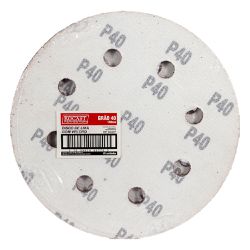 Kit Disco de Lixa Com Velcro 7'' GR. 40 Com 10 Unidades (243,0027) - Rocast
