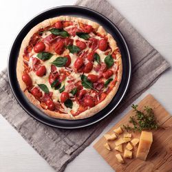 Assadeira Para Pizza Brasil em Alumínio Antiaderente Grafite (20058/030) - Tramontina