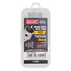 Serra Copo Metal Duro TCT 25mm (764,0005) - Rocast