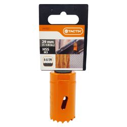 Serra Copo Bi-metal em Aço Rápido HSS 29mm (440021) - Tactix