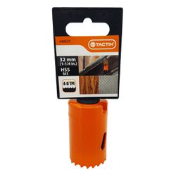 Serra Copo Bi-metal em Aço Rápido HSS 32mm (440025) - Tactix