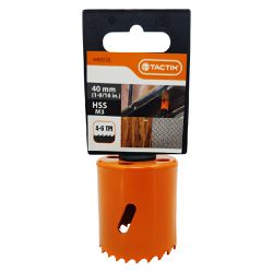 Serra Copo Bi-metal em Aço Rápido HSS 40mm (440035) - Tactix