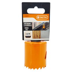 Serra Copo Bi-metal em Aço Rápido HSS 41mm (440037) - Tactix