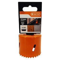 Serra Copo Bi-metal em Aço Rápido HSS 51mm (440047) - Tactix