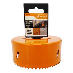 Serra Copo Bi-metal em Aço Rápido HSS 102mm (440089) - Tactix