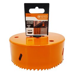 Serra Copo BI-metal em Aço Rápido HSS 114mm (440097) - Tactix