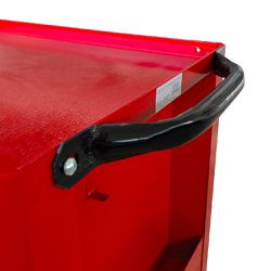 Carrinho Para Ferramentas Fechado Com 3 Gavetas Vermelho (C06) - Fercar