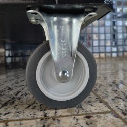 Carrinho Para Ferramentas Fechado Com 6 Gavetas Todo Preto (C08) - Fercar