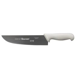 Faca de Carne Para Refile de Mesa Lâmina Reta Larga 10'' Com Cabo Branco (BKW303-10) - Starrett
