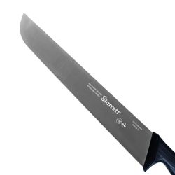 Faca de Carne Para Refile Aéreo Lâmina Reta Larga 12'' Com Cabo Preto (BKB203-12) - Starrett